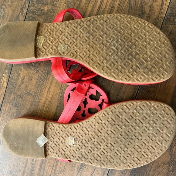 Tory Burch Red Miller Sandal size 7 - Picture 3 of 4